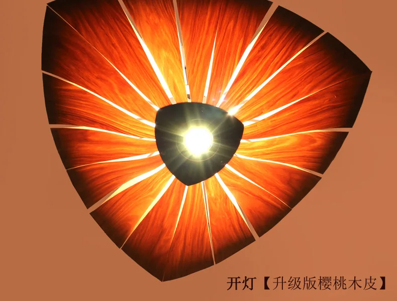 Бамбуковые светильники для гостиной лампа ресторана деревянные лампы в