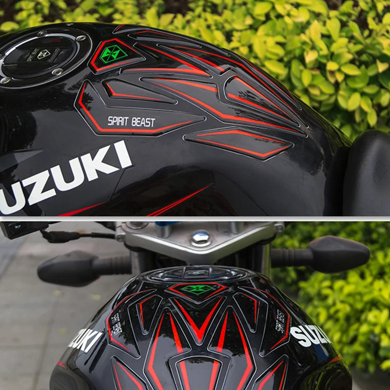 Светоотражающие 3D наклейки на мотоцикл наклейка бензобак для мотокросса