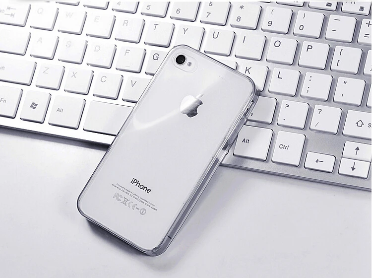 for iPhone 4 4S TPU case Transparent Clear Crystal Ultra Thin 0.3MM lightweight 4g Glossy Soft Cover|cover vest|cover hard casecase cover samsung
