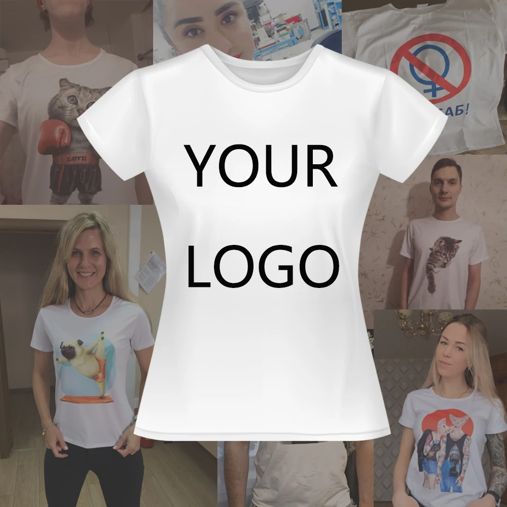 TEEHEART индивидуальные футболки для женщин напечатать свой собственный дизайн