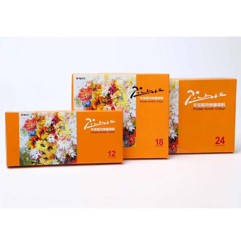Бесплатная доставка пигментная краска Пикассо 18 цветов 18*12 мл|painting supplies|acrylic paint