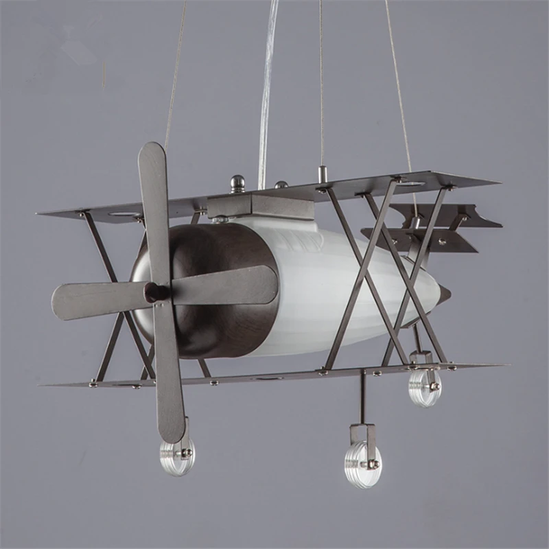 Новинка 2017 года украшение для детской комнаты воздушный кулон самолет свет