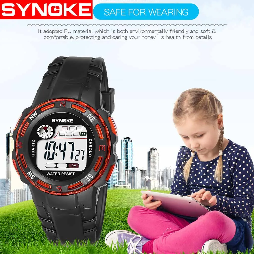 

Digital Watch Kids Girl Boy Girl Universal Children's Watch Luminous Waterproof Movement Student Watch bayan kol saati #10
