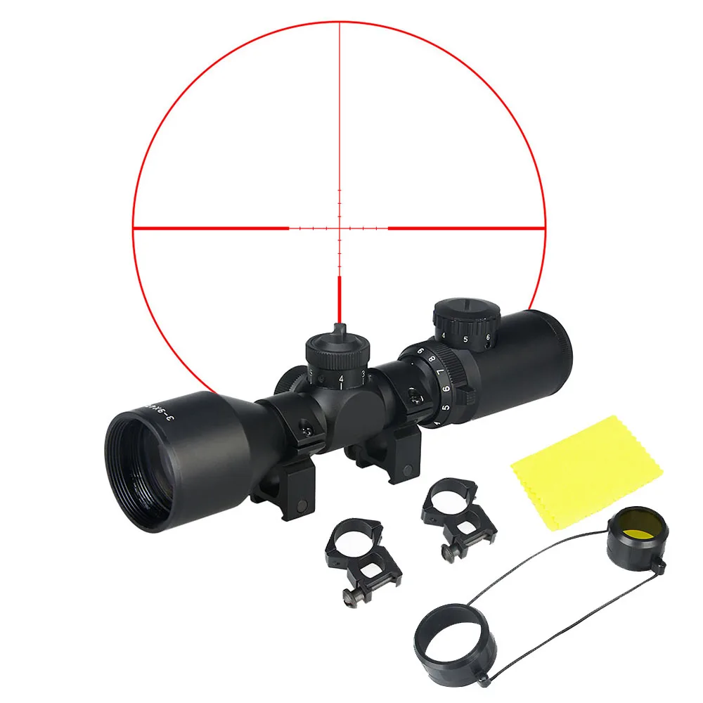 PPT Тактический 3 9x42 прицел с прицелом крепление для охоты OS1 0274|rifle scope|canis latransscope