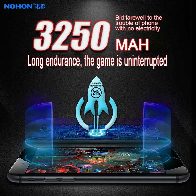 Nohon Литий-ионная батарея для iPhone 6 Plus 6Plus 3250mAh Максимальная емкость батарей Мобильная замена телефона Batteria Бесплатные инструменты.