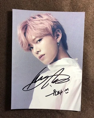 12 Ручной подписанный NCT 127 NCT127 Nakamoto Yuta фото с автографом 5*7 коллекция 13 версий 69EA - Цвет: 12