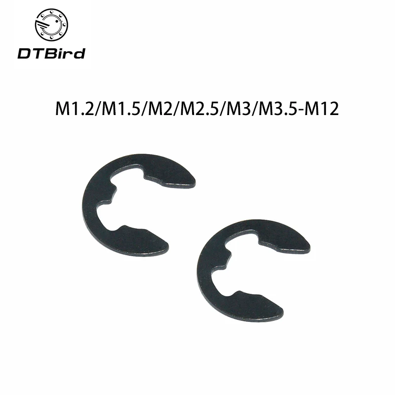 100 шт. M1.2/M1.5/M2/M2.5/M3/M3.5/M4/M5/M6/M7 M12 стопорное кольцо мешок фиксатор E клип шайба и на