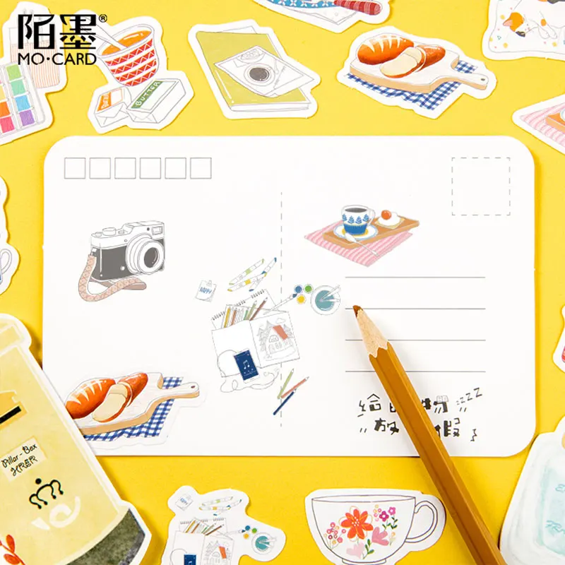 

46 Pcs/box My hand account paper sticker DIY decoration stickers diary photo album scrapbooking planner label stickers