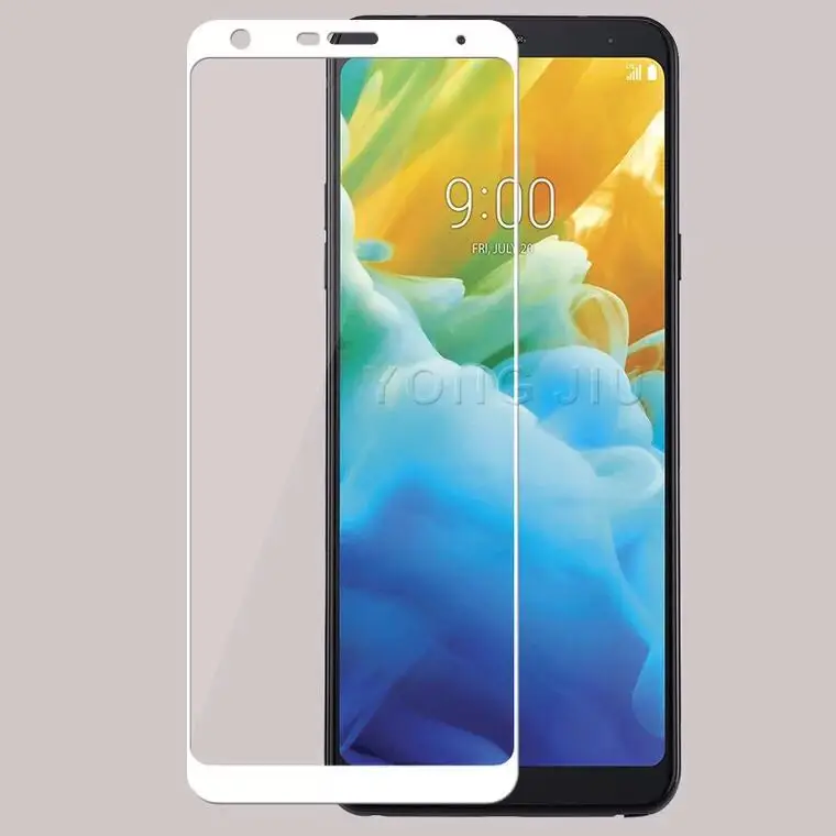 Полное покрытие закаленное стекло для LG Q Stylus Plus Защитная пленка экрана Sylus + |
