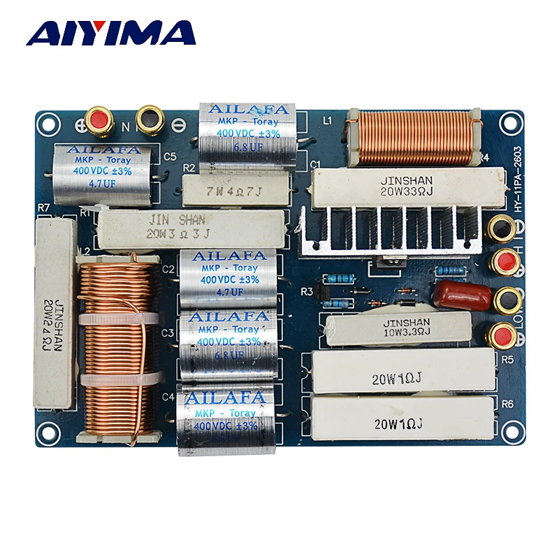 AIYIMA 600 Вт Профессиональный делитель частоты с защитой разделитель кроссовер