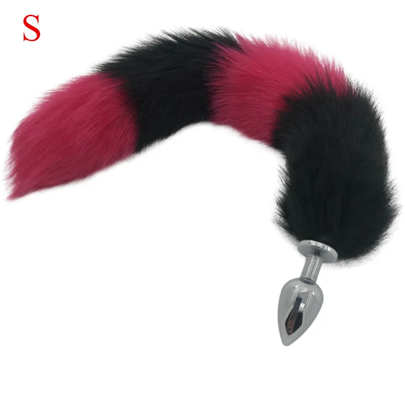 3 Size Anal Plug Fox Tail Stainless Steel Booty Beads Butt Sex Toys for Men Women Masturbation Device H8-187B | Красота и здоровье