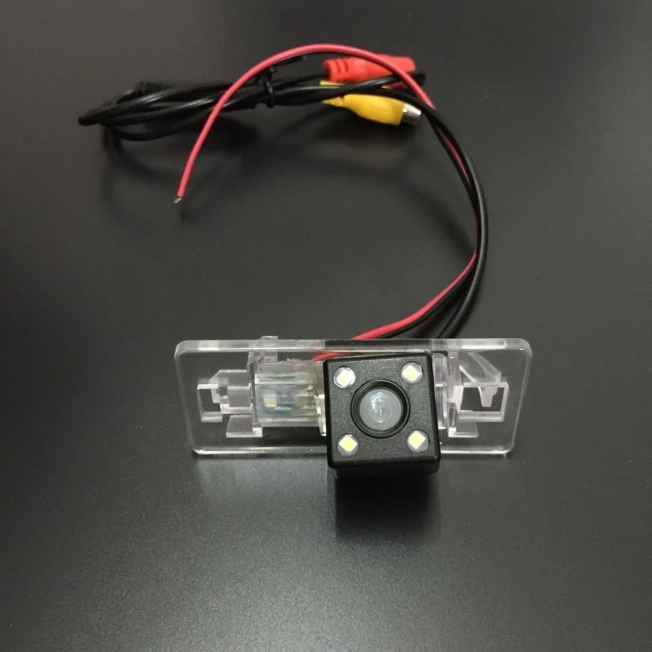 HD CCD Автомобильная камера заднего вида + комплект светодиодных датчиков парковки