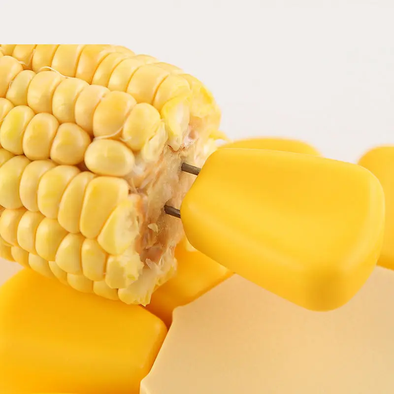 Новый 6 шт. Нержавеющая сталь кукурузы держатель кукуруза Вилки барбекю