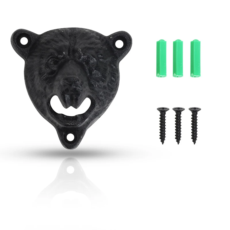 Винтажный штопор для бутылок настенный чугунный вина пива Инструменты Кухня Бар