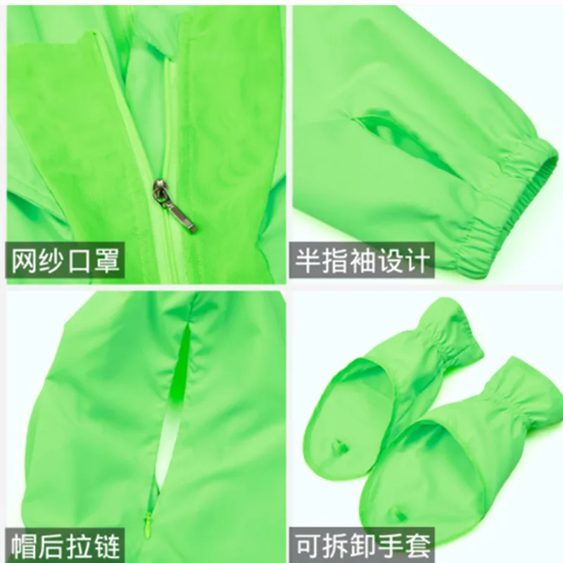

UV Sun protection clothing female 2020 new Hooded loose beach clothing wear sunscreen cover-ups thin Summer Jacket coat W543