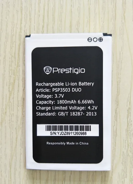 AZK Новый 1800mAh PSP 3503DUO Сменный аккумулятор для Prestigio Wize C3 3503 DUO мобильный телефон