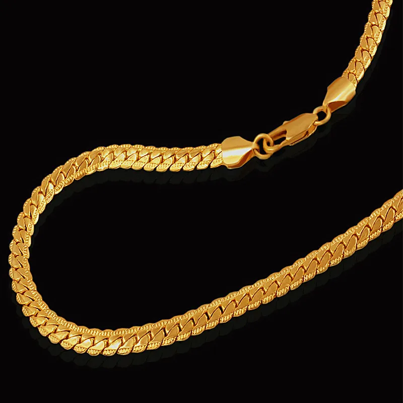 Купи Brand Gold Color fashion Golden Snake Chain Necklace 2020 Chain Men Punk Jewelry Wholesale Gold Chains for Women Kpop Collares за 112 рублей в магазине AliExpress