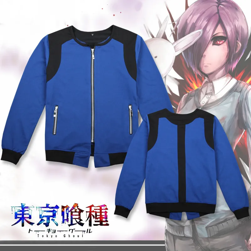 2017 Аниме Tokyo Ghoul женские толстовки повседневные хлопковые с принтом осенне-зимняя