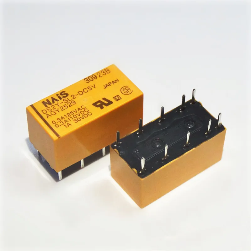 Бесплатная доставка реле питания DS2Y SL2 DC5V DC6V DC12V 5V 10 контактов 6V|Реле| |