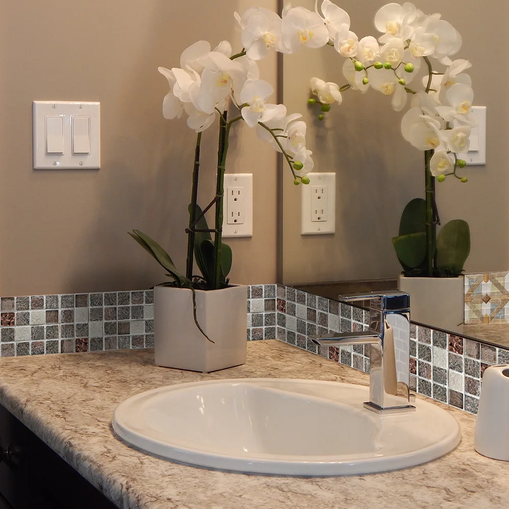 Funlife Spot каменная текстура мозаика самоклеющиеся наклейки на стену ванная комната