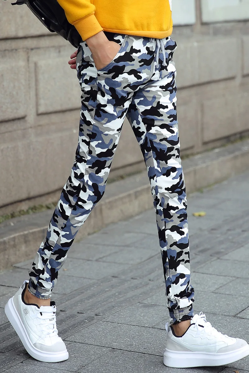 Цветные камуфляжные брюки-карго мужские Модные брюки в стиле хип-хоп