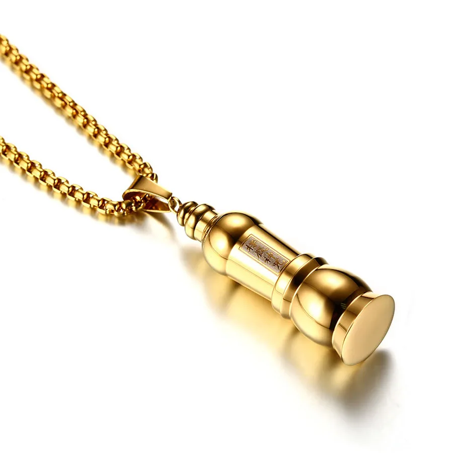 Мужской чехол амулет на санскрите из нержавеющей титановой стали|charm locket necklace|charm