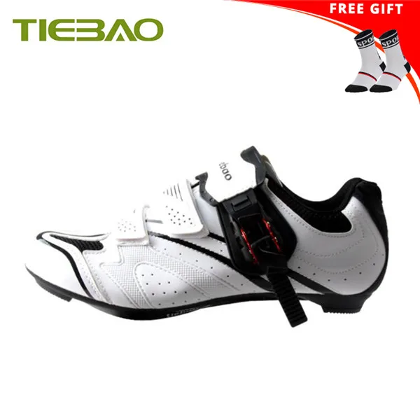 Socks for 1413 W TIEBAO/Обувь для велоспорта; sapatilha ciclismo; коллекция года; мужские и женские белые дышащие кроссовки суперзвезды с самоблокирующимся верхом; обувь для езды на велосипеде - Цвет: Socks for 1413 W