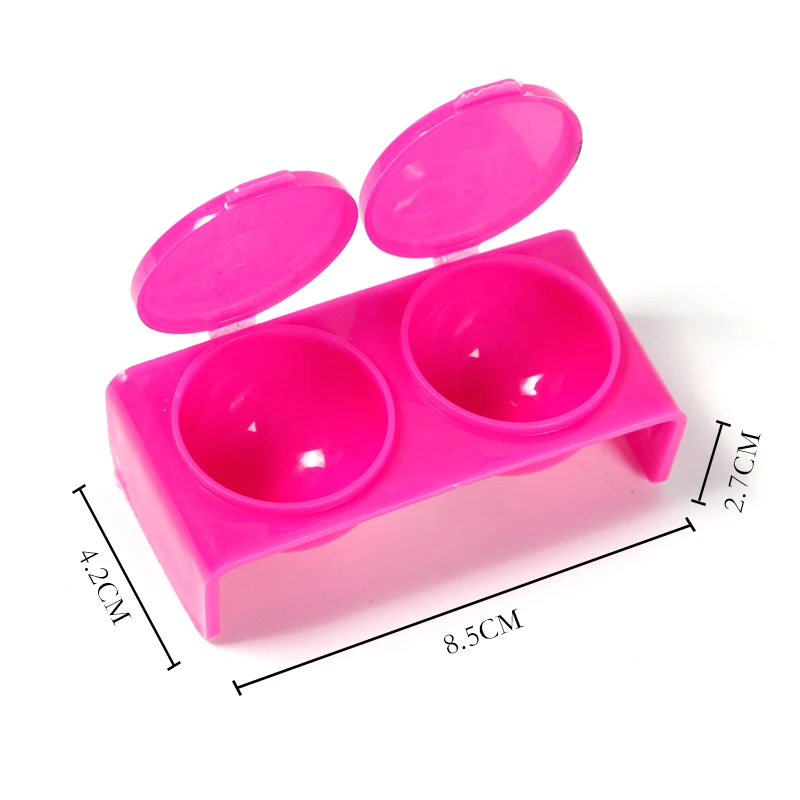 Акриловая чашка ROSALIND пластиковая для посуды с крышкой блестящий акриловый