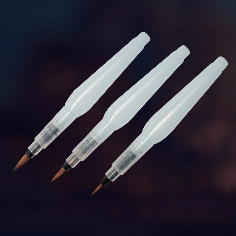 Большая кисть для воды рисования 3 модели водяная щетка резервуар каллиграфия