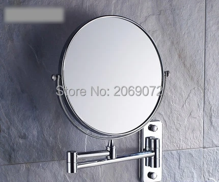 Двухсторонние современные зеркала для ванны 8 дюймов с увеличением в 3x бритья и