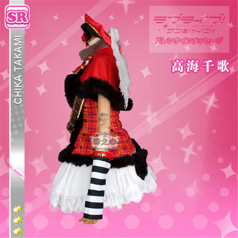 2018 популярный аниме Love Live Sunshine Aqours Takami Chika Рождественский хор Пробуждение косплей