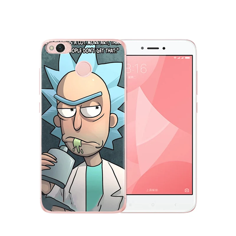 7255 Роскошный чехол для телефона Rick And marty, чехол для Xiao mi Red mi 3S Pro 4X 4A 5A 5 Plus Note 3 4 4X6 6A mi A1 5X, мягкий силиконовый чехол из ТПУ - Цвет: 7255