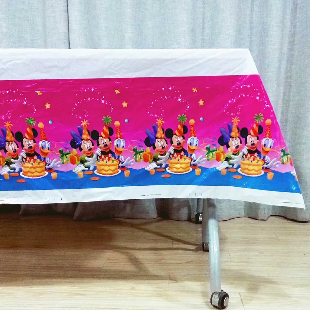 Mickey Чехол для телефона «Микки и Минни Маус» 95car принцесса Русалка Мститель Супермен Человек Паук Пикачу скатерть на день рождения принадлежности для детей - Цвет: Mickey