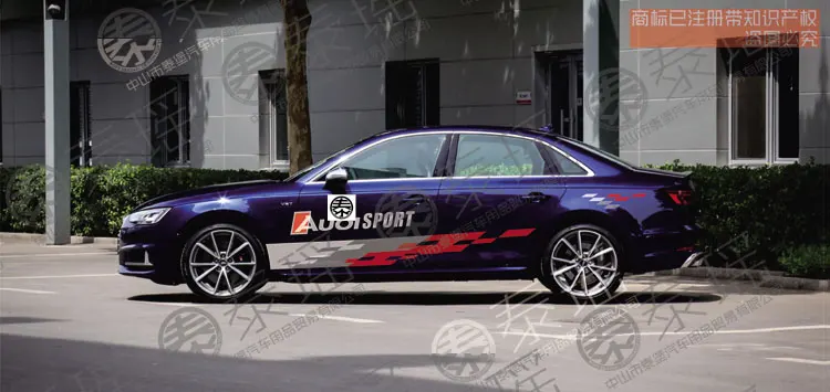 Taiyao автомобильный стильный, для спортивного автомобиля Наклейка для Audi A4 S4 RS4 автомобильные аксессуары и отличительные знаки авто стикер наклейка