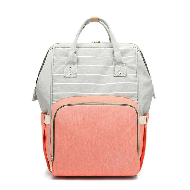 

Mummy Maternity Baby Diaper Nappy Bag Large Capacity Infant Dry Wet Travel Backpack Multifunctional Striped Nursing Bags MBG0077