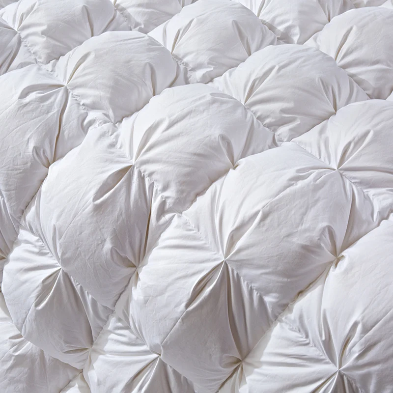 Белое Роскошное Одеяло с наполнителем из гусиного утиного пуха зимнее теплое