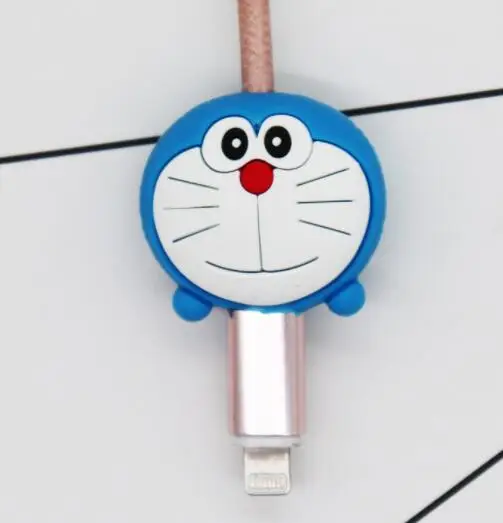 12 Мультяшный милый USB защитный кабель органайзер для управления линией передачи данных защита для зарядки для iPhone samsung - Цвет: 12