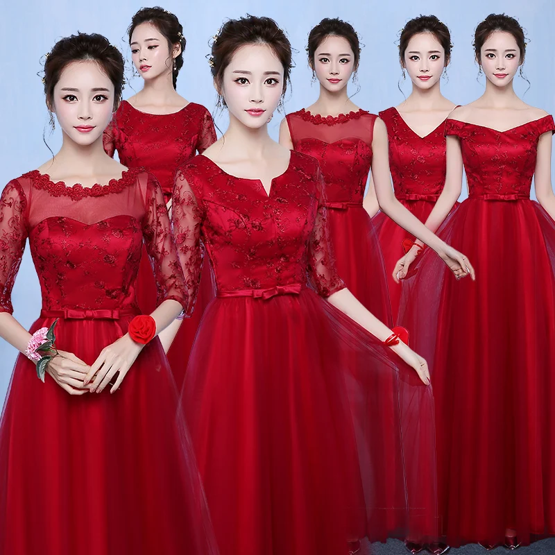 

Wholesale Long Champagne Bridesmaid Dresses Gray Vintage Bridesmaid Dress SW1865