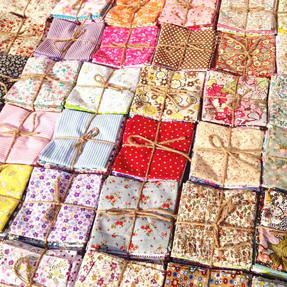 

Patchwork plain small floral cloth handmade diy cotton cloth Patchwork DIY Crafts Floral Pattern Sewing Cotton Fabric Cloth