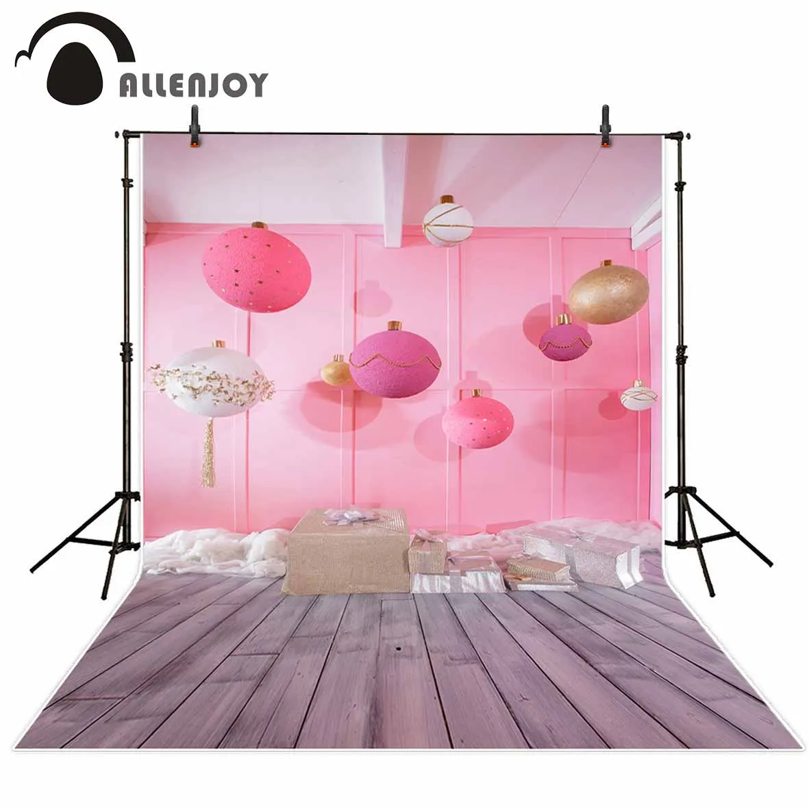 Allenjoy фотографии фоны большие шары на розовом фоне в комнате украшение Подарочная