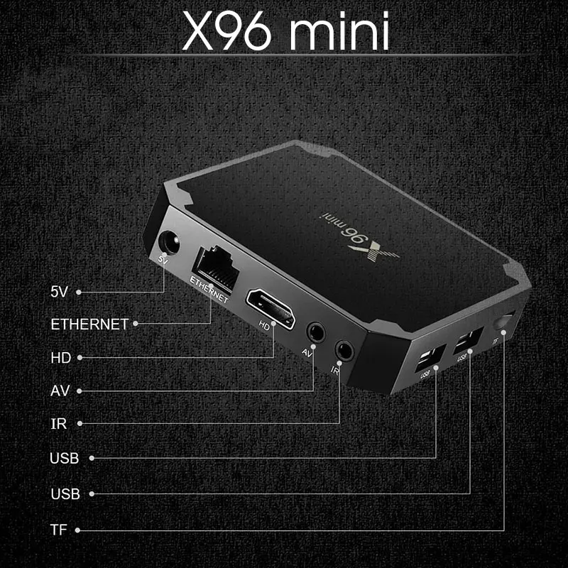 Французский IPTV box X96 Мини ТВ приставка на базе Android коробка 7,1+ KING ip ТВ подписки FHD Live XXX Европа IP ТВ Франция португальское IPTV Испания Смарт ТВ