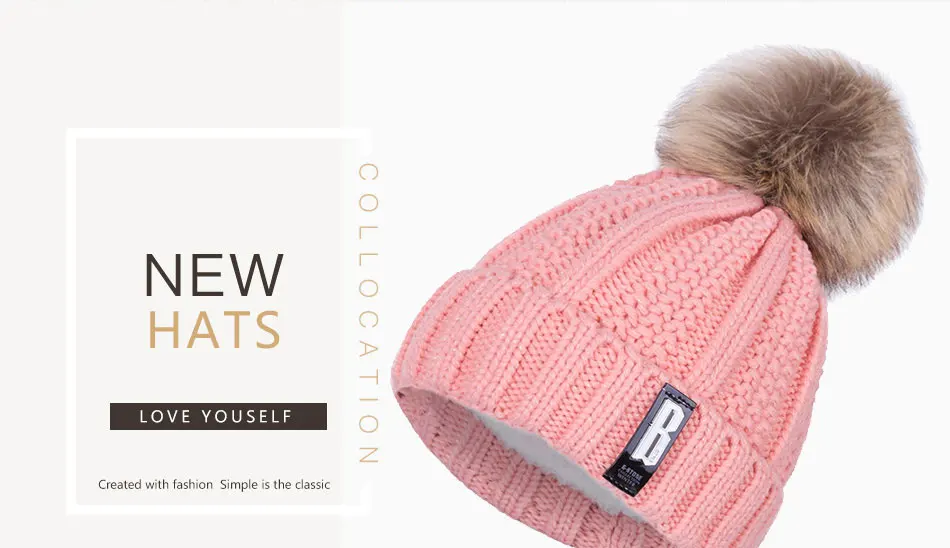 Boomove Мода г. зимние Для женщин шляпа Пипидастр Skullies шапочки зимние модные хлопковые вязаная шапка Шарм Для женщин мягкие шапочки шапки