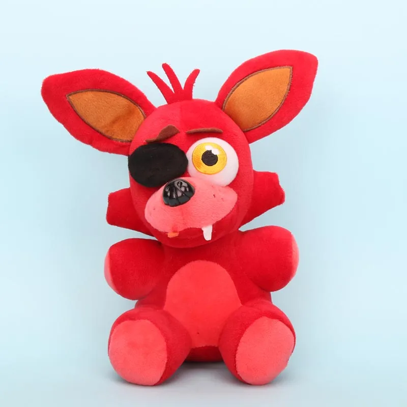 25cm foxy 25 см игровой FNAF Five Nights at Freddy's Sister Location Red Foxy Mangle Golden Shadow медведь Фредди Бонни и Чика плюшевые игрушки куклы - Цвет: 25cm foxy