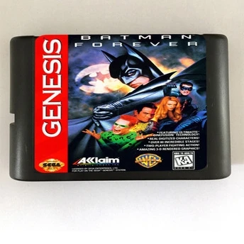 Высококачественный 16-битный игровой картридж Sega MD для системы Megadrive Genesis-Batman Forever |