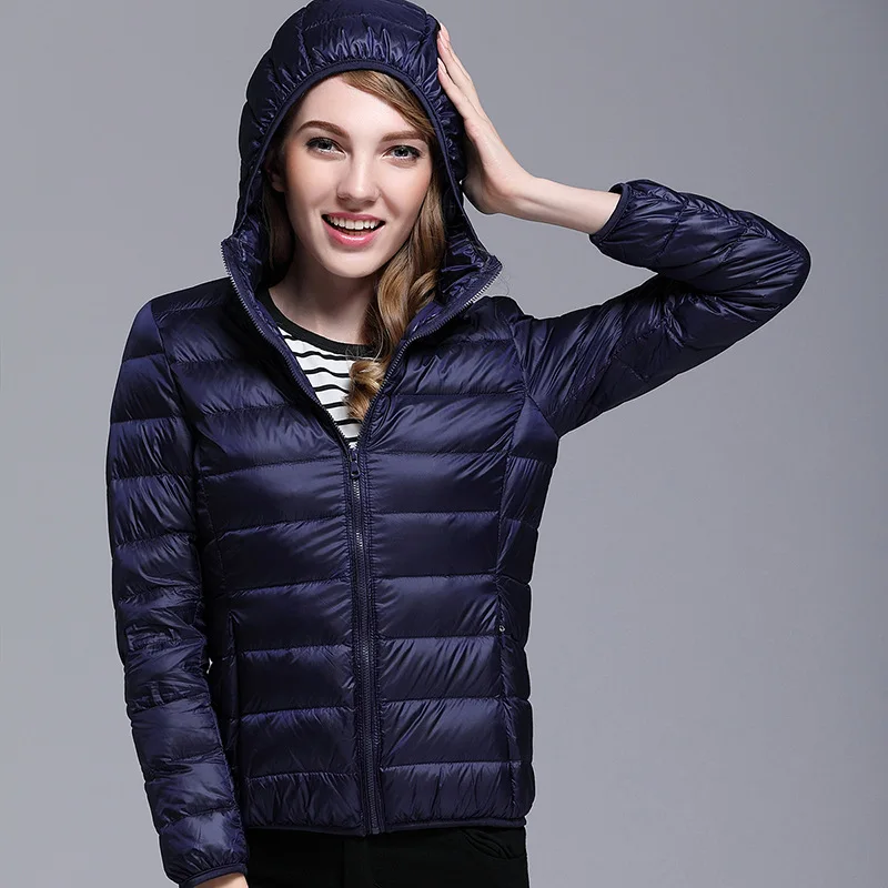 Богоподобных 2017 Чистый цвет модная женская зимняя куртка/Модная Повседневная