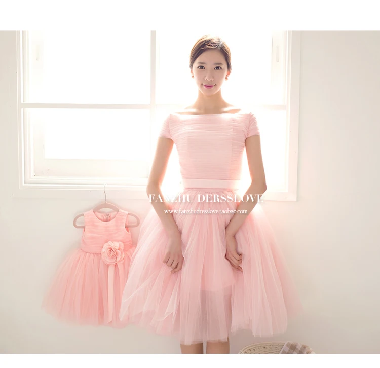 Платья для мамы и дочки платья подходящие 2019 Новинка|Сочетающаяся одежда семьи| |