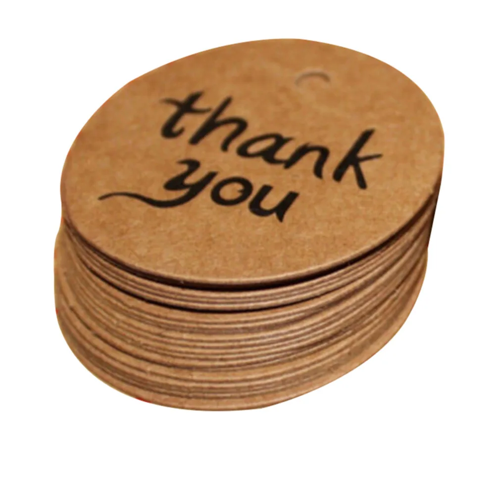 Винтажные свадебные принадлежности подарки для гостей 100 шт./лот крафт бумага