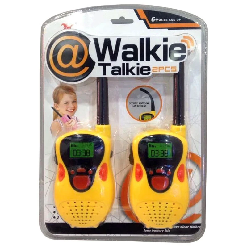 

2 pcs 1 Pair Walkie Talkies toy Mini Handheld Portable Children Walkie Talkie Radio Outdoor Interphone Toy for Children Gifts