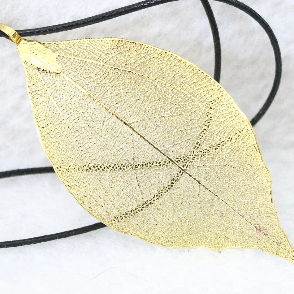 Best sale leaf pendant gold-color clothes long chain necklace hot fashion womoen high grade elegant jewelry B1075 | Украшения и
