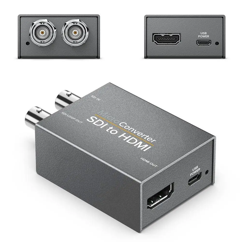 SDI To HDMI/HDMI 2 полосная Micro HDMI конвертер адаптер с аудио Embedder Поддержка 1080P 60 Гц авто